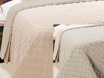 Bedspread VIGO II 220x240, 013/PINK-LIGHT SILVER