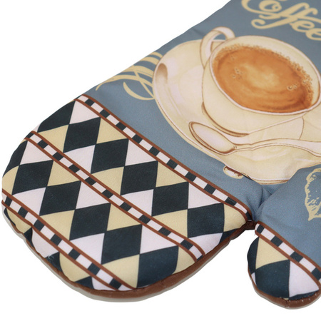 Kitchen gloves with a magnet COFFEE II kpl 2 szt., 0418FS38