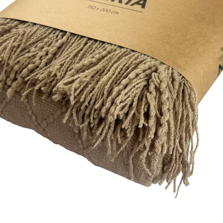 Blanket NERIA 150x200CM TAUPE LIGHT