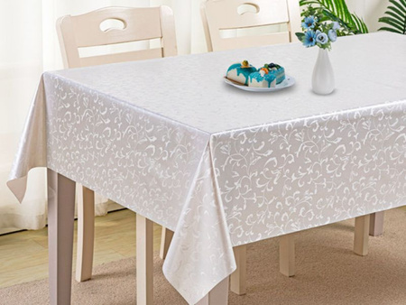 Tablecloth 137 PEARL ZG-6120A WHITE