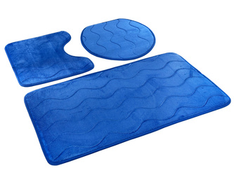 Bath mat SUMBA kpl 3 szt.,LZ(23) BLUE 3