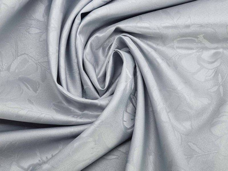 Tablecloths with stain-resistant coating Flowers 3329 Grey