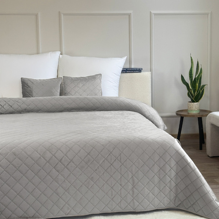 Bedspread AMARANTE 180x220+2/40x40, 010 / GREY