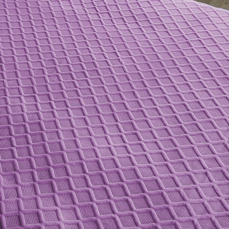 Bedspread PARLA 3D 80x220, SY-7654 VIOLET