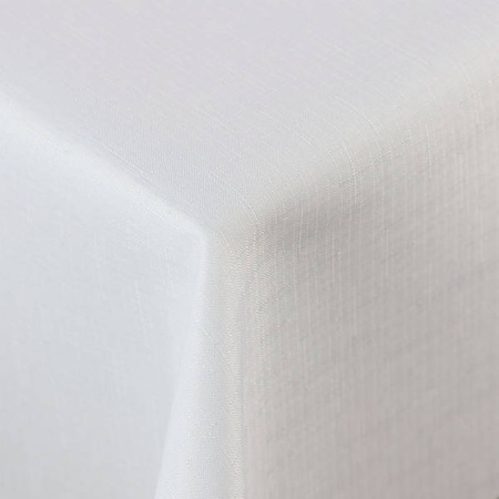 Tablecloths with stain-resistant coating white rain