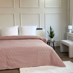 Bedspread PARLA 3D 80x220, SY-7653 POWDER PINK
