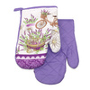 Kitchen gloves with a magnet LAVENDER II kpl 2 szt., 0117FS23