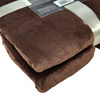 Blanket LUNA 150x200 BROWN, microfiber flannel 240 gsm