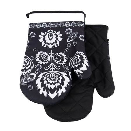 Kitchen gloves with a magnet FOLK II kpl 2 szt., K2267D