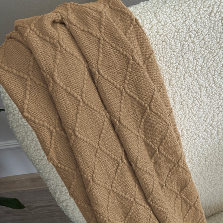 Blanket NERIA 150x200CM TAUPE LIGHT