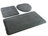 Bath mat  LOMBOK KPL 3 SZT. DARK GREY