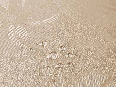 Tablecloths with stain-resistant coating Flowers 3329 Beige