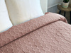 Bedspread PARLA 3D  220x240, SY-7653 POWDER PINK