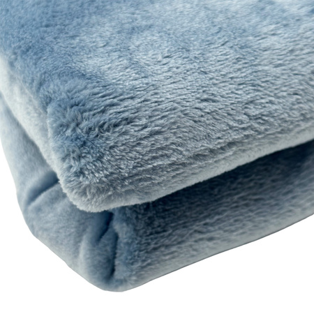 Blanket LUNA 150x200 BLUE, microfiber flannel 240 gsm