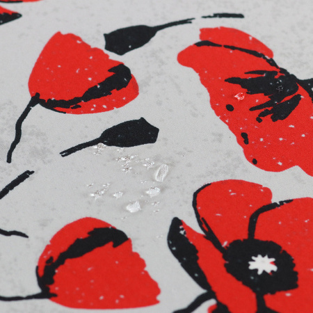 Waterproof Polyester Tablecloth Poppies