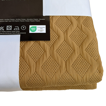 Bedspread PARLA 3D 80x220, SY-7654 BROWN