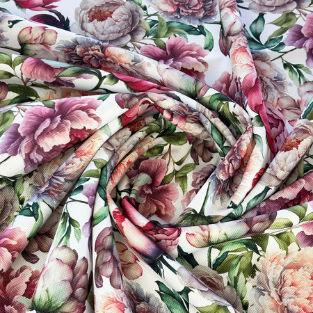 Obrus plamoodporny Druk 1 Peonie