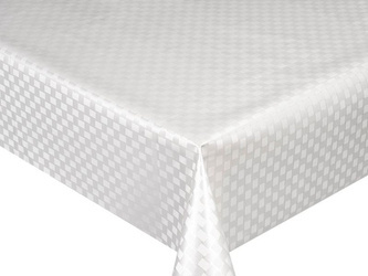 Tablecloth 137 PEARL ZG-6266A WHITE
