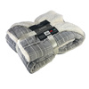Blanket SHERPA PRINT 150x200 GREY
