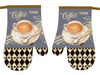Kitchen gloves with a magnet COFFEE II kpl 2 szt., 0418FS38