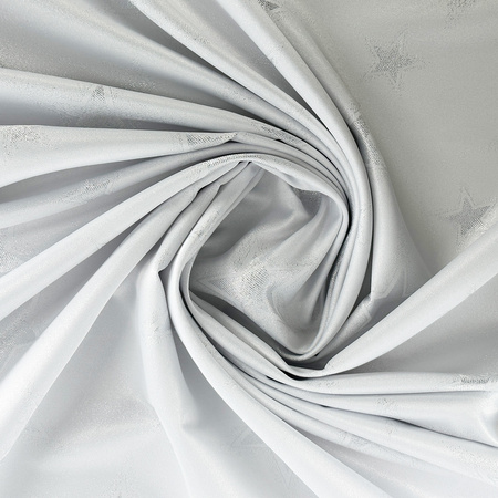 Tablecloths with stain-resistant coating OVAL 160X200 BIG STAR SILVER 621