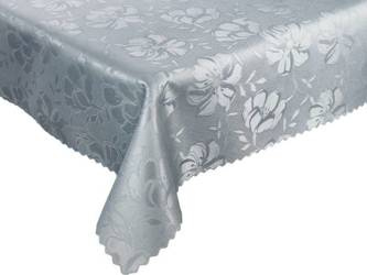 Tablecloths with stain-resistant coating  Flowers 3329 Grey