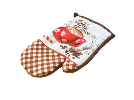 Kitchen gloves with a magnet CAPPUCCINO II kpl 2 szt., F22A1111