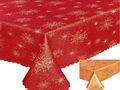 Tablecloths with stain-resistant coatin OVAL 160X340 RED 2587