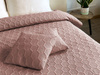 Bedspread PARLA 3D 180x220+2/40x40,SY-7653 POWDER PINK
