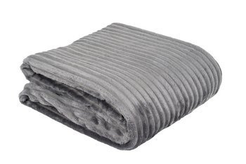 Blanket SORIA 150x200 GREY LIGHT microfibre 220-260g/m2