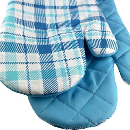 Kitchen gloves with a magnet CHECKS F23A185-2 2 pcs.