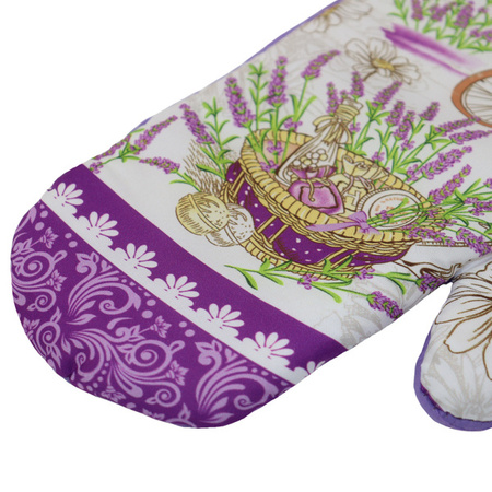 Kitchen gloves with a magnet LAVENDER II kpl 2 szt., 0117FS23