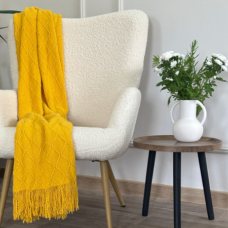 Blanket NERIA 150x200CM YELLOW