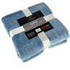 Blanket LUNA 150x200 BLUE, microfiber flannel 240 gsm