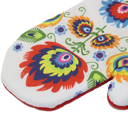 Kitchen gloves with a magnet FOLK II kpl 2 szt., K2267B