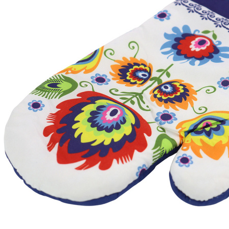 Kitchen gloves with a magnet FOLK II kpl 2 szt., K2267A