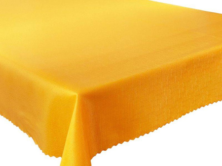 Tablecloths with stain-resistant coating Yellow