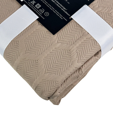 Bedspread PARLA 3D 80x220, SY-7653 BEIGE