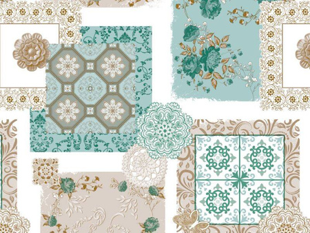 Tablecloth in rolls Mirella 04/C