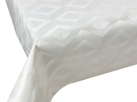 Tablecloth 137 PEARL ZG-7164A WHITE