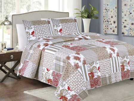 Bedspread TAVIRA 220x240+2/40x40, BJ-080 AMERICANA