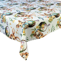 Obrus plamoodporny Druk  4 Wielkanoc Rabbit Fun