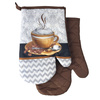 Kitchen gloves with a magnet CAPPUCCINO II kpl 2 szt., F21A752-B