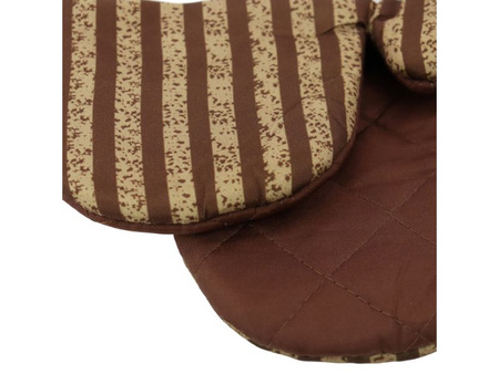 Kitchen gloves with a magnet CAPPUCCINO II kpl 2 szt., F9578B