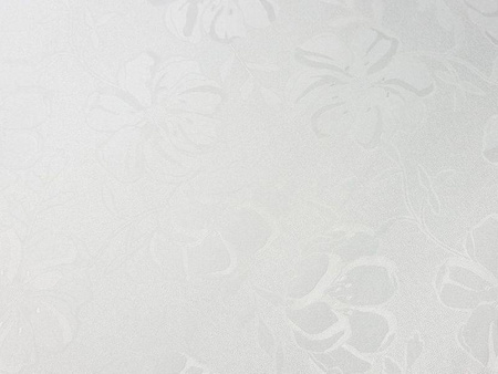 Tablecloths with stain-resistant coating Flowers 3329 White