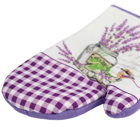Kitchen gloves with a magnet LAVENDER II kpl 2 szt., 0318FS25