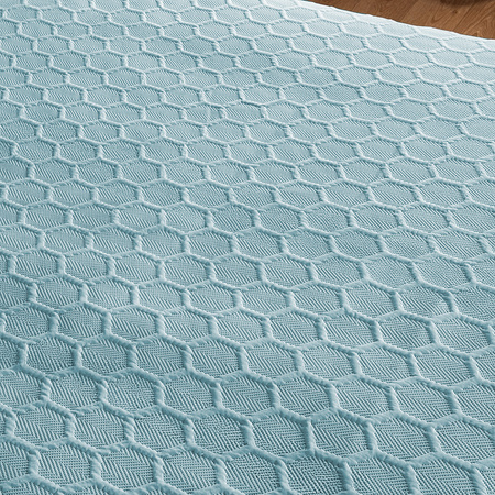 Bedspread PARLA 3D 80x220, SY-7653 BLUE