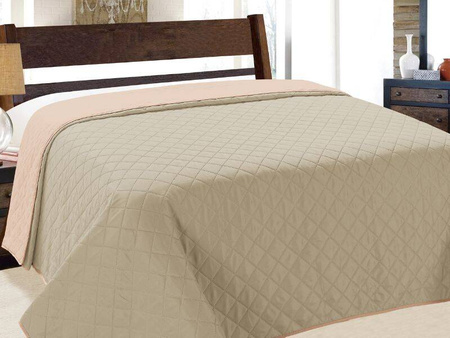 Bedspread VIGO II 220x240, 010/ PINK-LIGHT SILVER