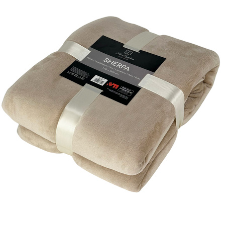 Blanket SHERPA 150X200 BEIGE