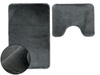 Bath mat LOMBOK KPL 2 SZT. DARK GREY